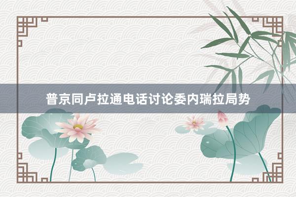 普京同盧拉通電話討論委內(nèi)瑞拉局勢(shì)